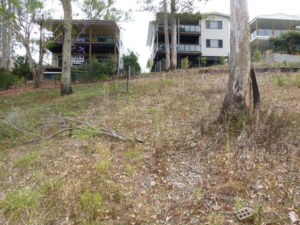 very steep block for new home