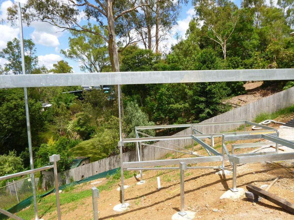 foundations and footings on sloping block home