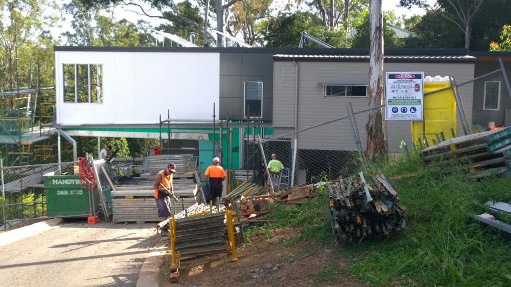 new home under construction near indooroopilly brisbane