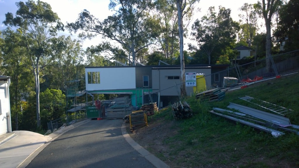 new home almost finished in kenmore brisbane