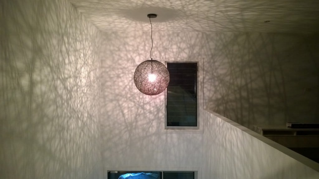 stylish lighting in kenmore new build