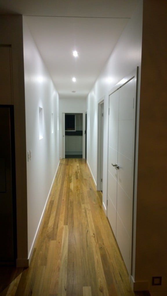 wooden floorboards in new home