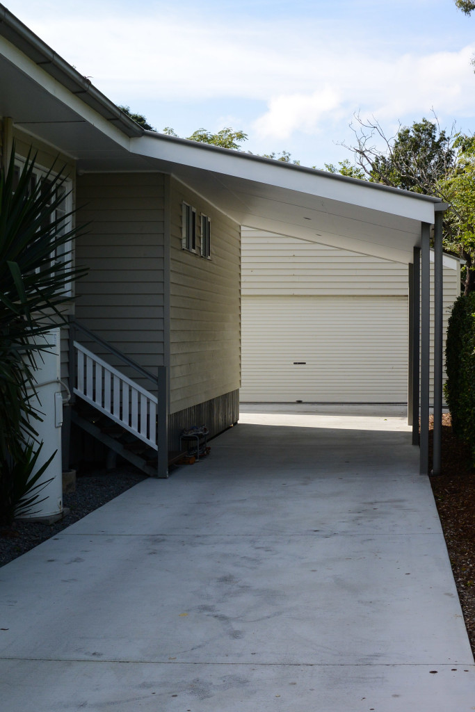 New carport and shed in morningside